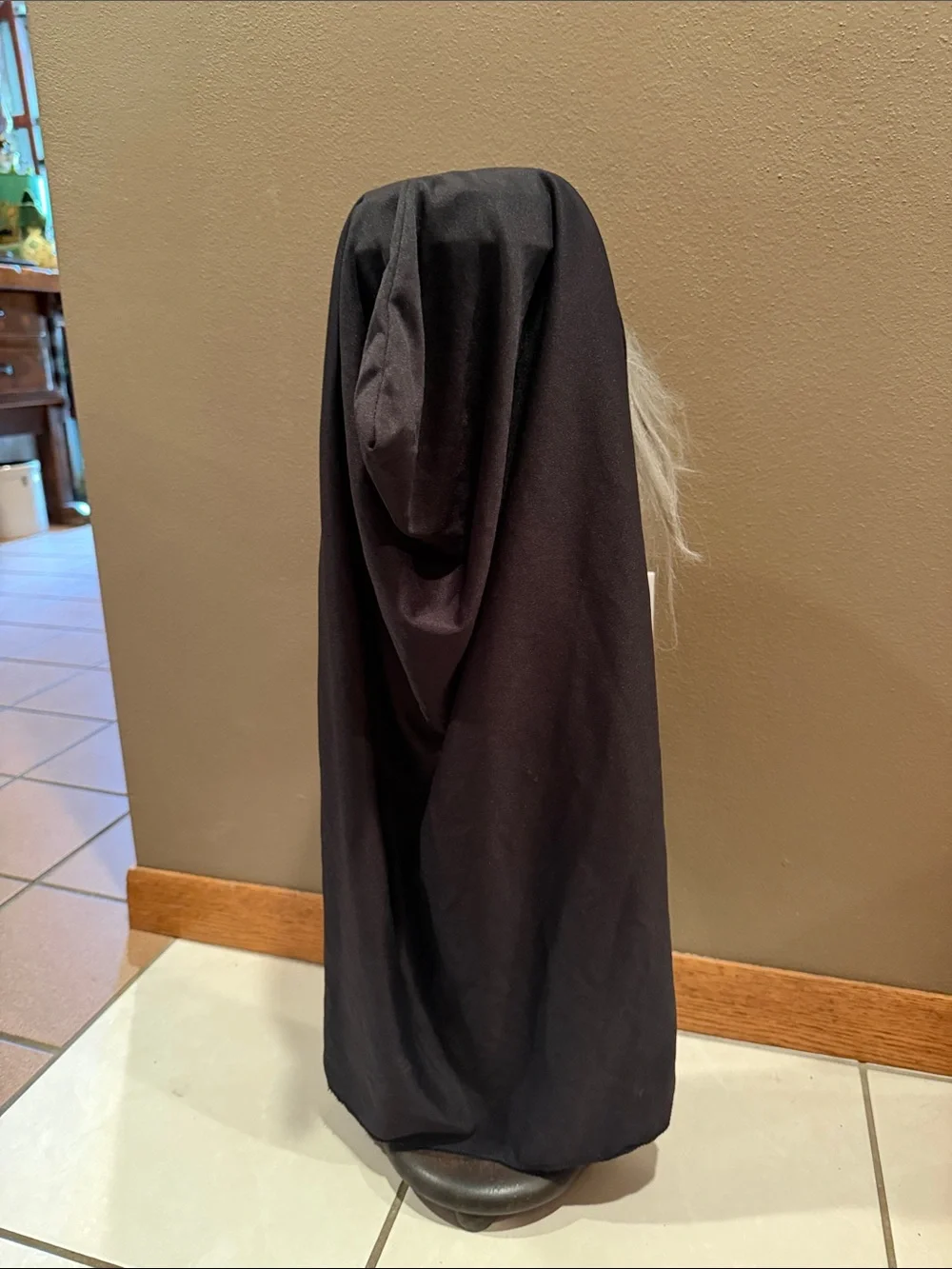 Vintage 1998 Halloween Mask Paper Magic Group Halloween Latex Mask Hooded Witch